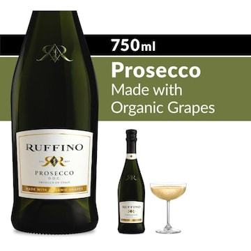 Ruffino Lumina Prosecco Prosecco DOC Sparkling Wine Made with Organic Grapes