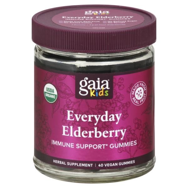 Gaia Everyday Elderberry, Gummies Publix Super Markets