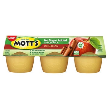 Mott's Applesauce, No Sugar Added, Cinnamon