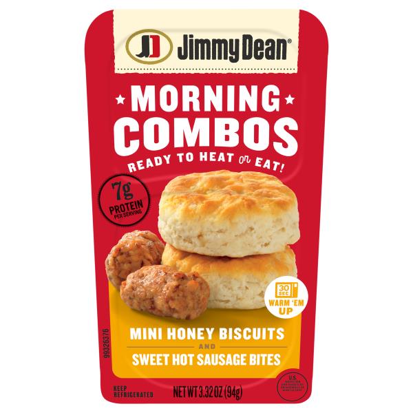 Jimmy Dean Morning Combos, Mini Honey Biscuits and Sweet Hot Sausage
