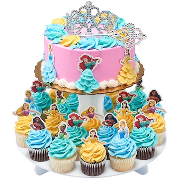 Princess Party Cake Cupcake Combo