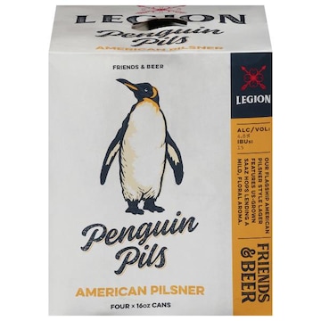 Legion Friends & Beer Beer, American Pilsner, Penguin Pils