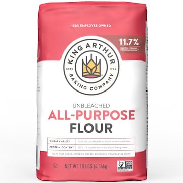 King Arthur Baking Company All Purpose Unbleached Flour, Non-GMO Project Verified, Certified Kosher, No Preservatives, 10 lbs