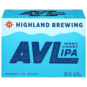 Highland Brewing Beer, AVL, IPA