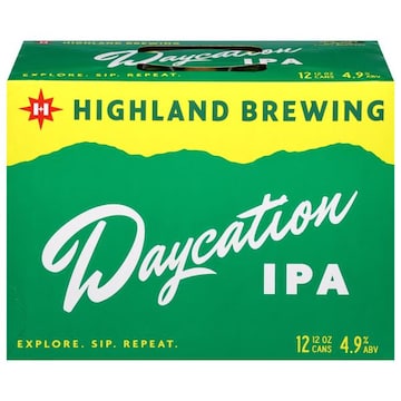 Highland Brewing Beer, IPA, Daycation