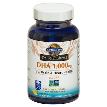 Garden of Life DHA, 1000 mg, Lemon Flavor, Softgels