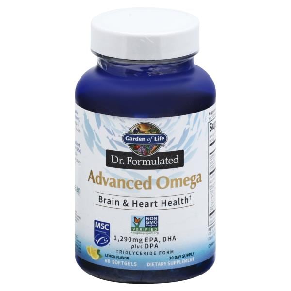Garden of Life Advanced Omega, Softgels, Lemon Flavor Publix Super Markets