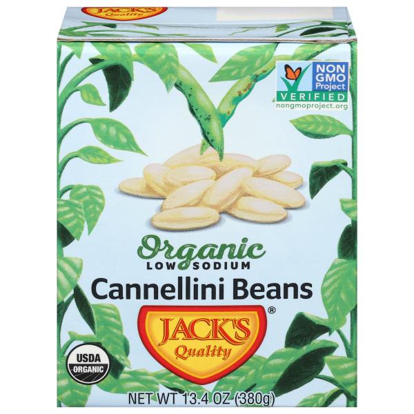 Jacks Quality Cannellini Beans, Organic, Low Sodium Publix Super Markets