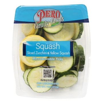 Pero Family Farms Squash, Zucchini & Yellow, Sliced