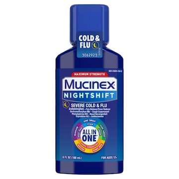 MUCINEX® Maximum Strength Nightshift Severe Cold & Flu