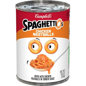 Campbell's® SpaghettiOs® Canned Pasta with Chicken Meatballs