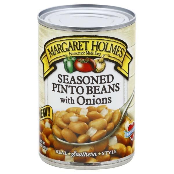 Margaret Holmes Pinto Beans, with Onions, Seasoned Publix Super Markets