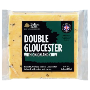 Belton Farm Cheese, Double Gloucester, Onion and Chive