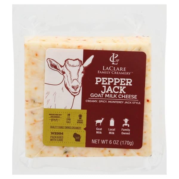 Laclare Family Creamery Goat Milk Cheese, Pepper Jack | Publix