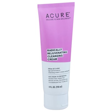 Acure Cleansing Cream, Radically Rejuvenating, Olive Oil & Mint