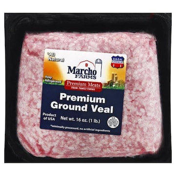 Marcho Farms Ground Veal, Premium