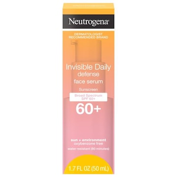 Neutrogena Sunscreen, Face Serum, Invisible Daily Defense, SPF 60+