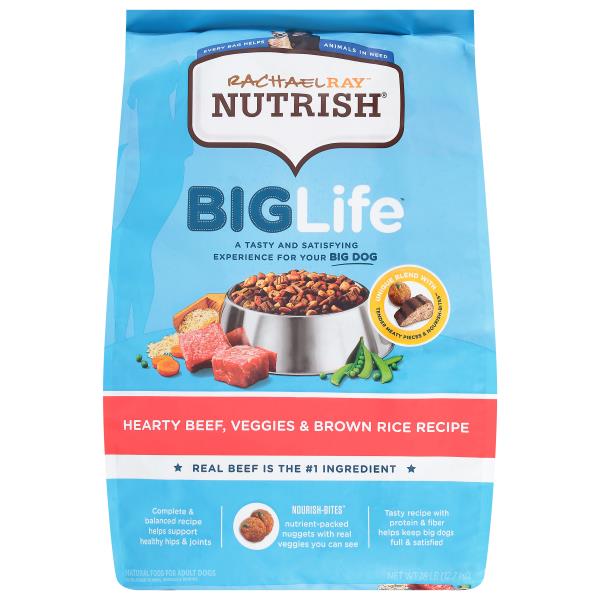 Rachael Ray Nutrish BigLife Food for Dog Hearty Beef Veggies