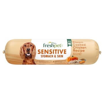 Freshpet Healthy & Natural Dog Food, Fresh Sensitive Stomach & Skin Roll, 1.5lb