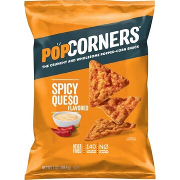 PopCorners Popped Corn Snacks, Spicy Queso