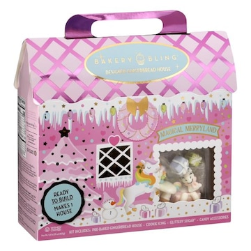 Bakery Bling Designer Cookie House, Rainbow Unicorn