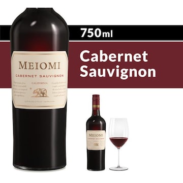 Meiomi Cabernet Sauvignon Red Wine Bottle