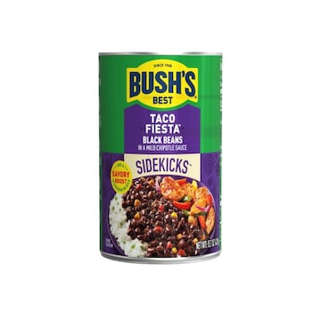 Bush's Best Sidekicks Taco Fiesta Black Beans in a Mild Chipotle Sauce