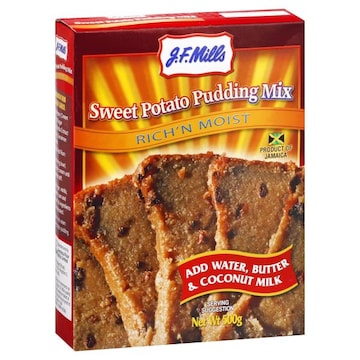 J.F. Mills Pudding Mix, Sweet Potato, Rich 'N Moist
