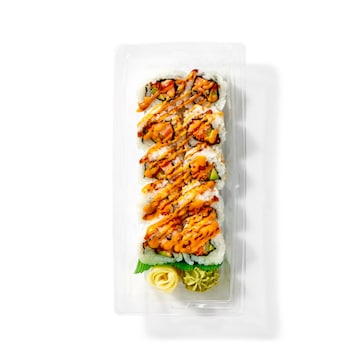 Zenshi Spicy Grilled Salmon Roll, 10 Pc, Ready to Eat