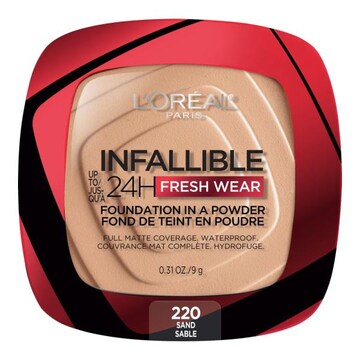 L'Oreal Paris Infallible Up to 24H Fresh Wear Foundation in a Powder Sand