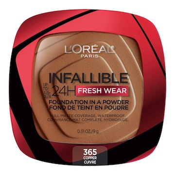 L'Oreal Paris Infallible Up to 24H Fresh Wear Foundation in a Powder Copper