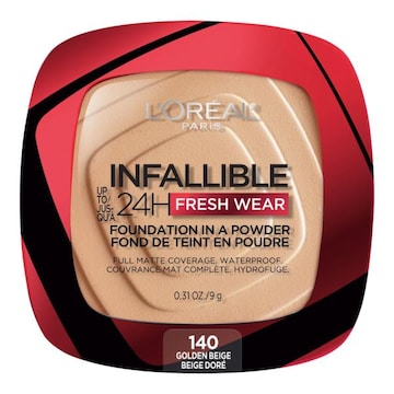 L'Oreal Paris Infallible Up to 24H Fresh Wear Foundation in a Powder Golden Beige