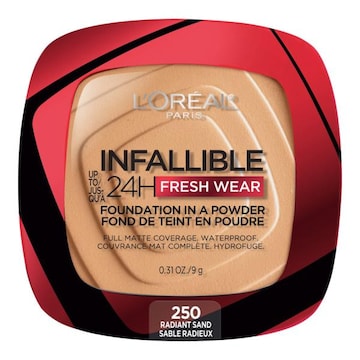 L'Oreal Paris Infallible Up to 24H Fresh Wear Foundation in a Powder Radiant Sand