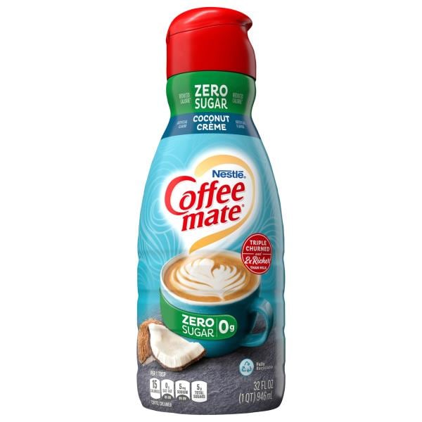 Coffee-Mate Coffee Creamer, Zero Sugar, Coconut Creme | Publix