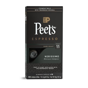 Peet's Coffee & Tea Nerissimo (Intensity 11) Dark Roast Capsules - 10ct Capsules