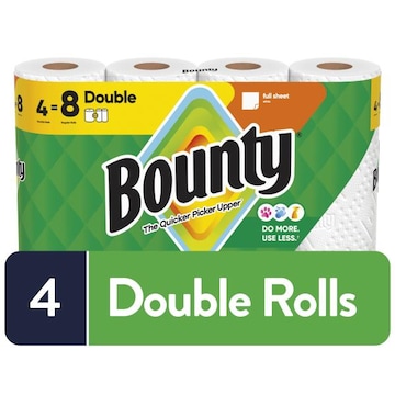 Bounty Paper Towels Full Sheet, 4 Count