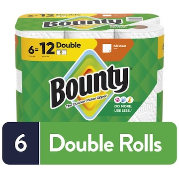 Bounty Paper Towels Full Sheet, 6 Count