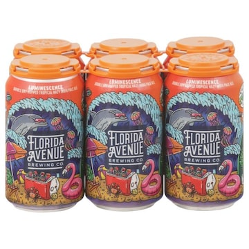 Florida Avenue Beer, Luminescence, Double Dry-Hopped, Tropical Hazy, Indian Pale Ale