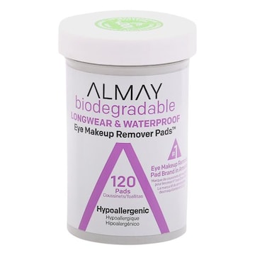 Almay Biodegradable Eye Makeup Remover Pads, Longwear & Waterproof