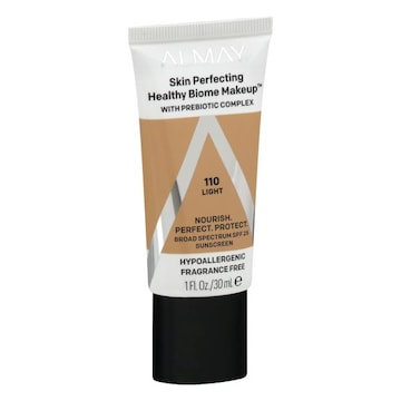 Almay Skin Perfecting Healthy Biome Makeup Sunscreen, Light 110, Broad Spectrum SPF 25