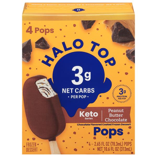 Halo Top Frozen Dessert, Keto Series, Peanut Butter Chocolate Publix