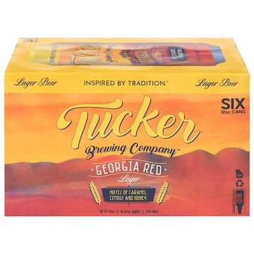 Tucker Brewing Company Georgia Red Lager Beer