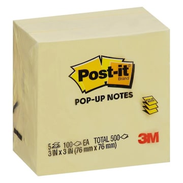 Post-it Pop-Up Notes, 3 Inch x 3 Inch
