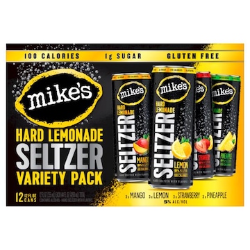Mike's Seltzer, Hard Lemonade, Variety Pack