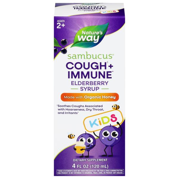 Nature's Way Sambucus Cough Syrup, HoneyBerry Publix Super Markets