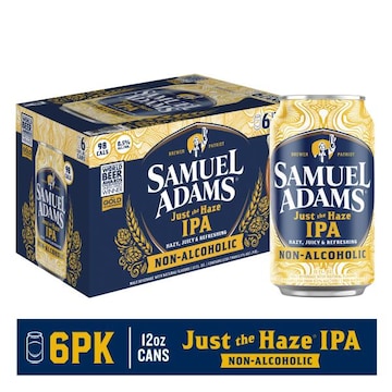 Samuel Adams Just the Haze Non Alcoholic Ipa