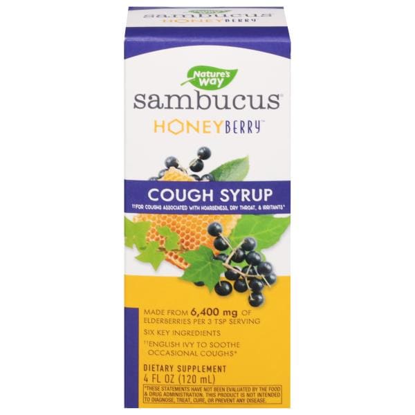 Nature's Way Sambucus Cough Syrup, Honey Berry Publix Super Markets