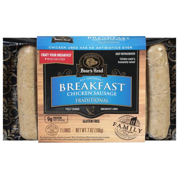 Boar's Head Chicken Sausage, Breakfast, Traditional Publix Super Markets