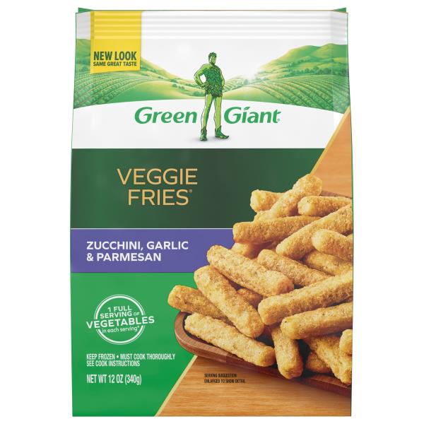 Green Giant Veggie Fries, Zucchini Garlic & Parmesan, Crispy & Crunchy