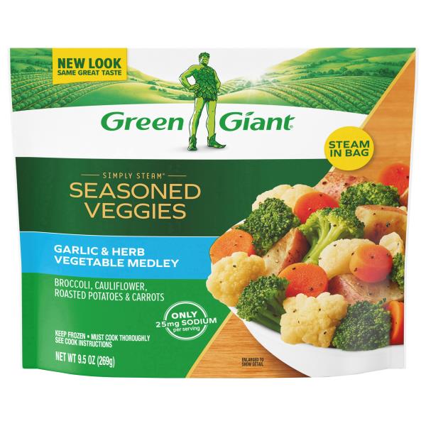 Green Giant Simply Steam Garlic & Herb Vegetable Medley with Dash